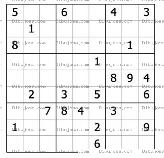 Dibujo para colorear Sudoku para imprimir 47