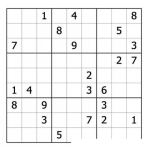Dibujo para colorear Sudoku para imprimir 49