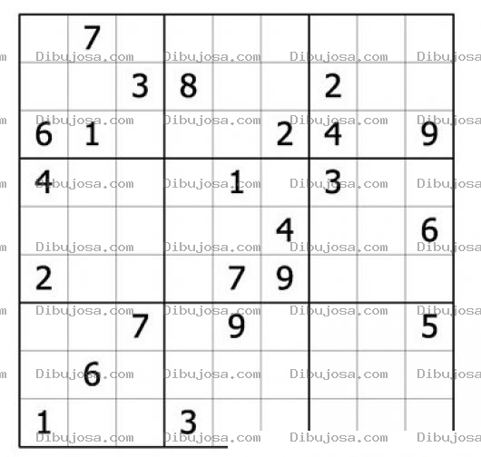 Dibujo para colorear Sudoku para imprimir 57