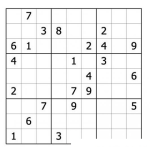 Dibujo para colorear Sudoku para imprimir 57