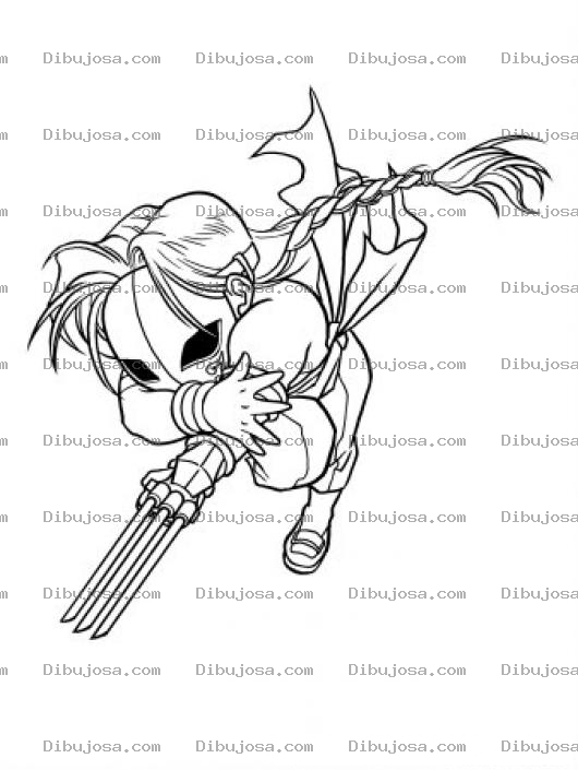 Dibujo para colorear Vega Street Fighter Coloring Page