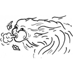 Dibujo para colorear Colorear El Viento