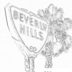 Dibujo para colorear Beverly Hills Coloring Page