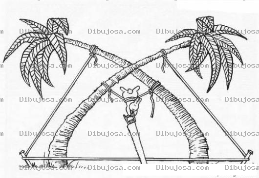 Dibujo para colorear La Trampa Del Conejo Para Colorear