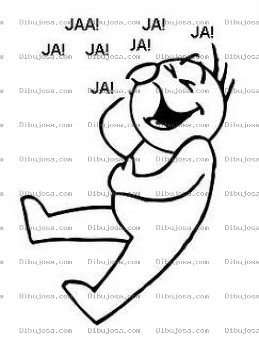 Dibujo para colorear Ja Ja Ja Ja Ja Para Colorear Y Pintar