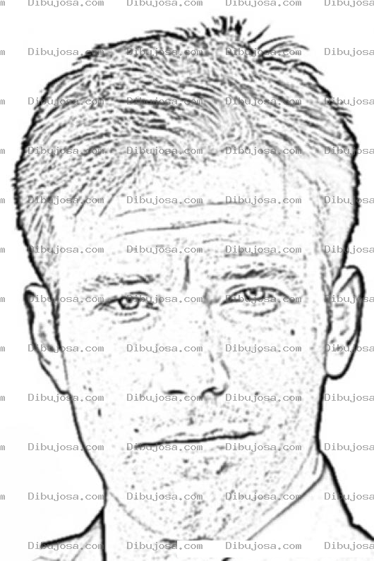 Dibujo para colorear Ben Affleck Coloring Page Para Pintar Y Colorear A BenAflek