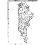 Dibujo para colorear Mapa De Carolina Del Norte Para Colorear North Carolina Coloring Map