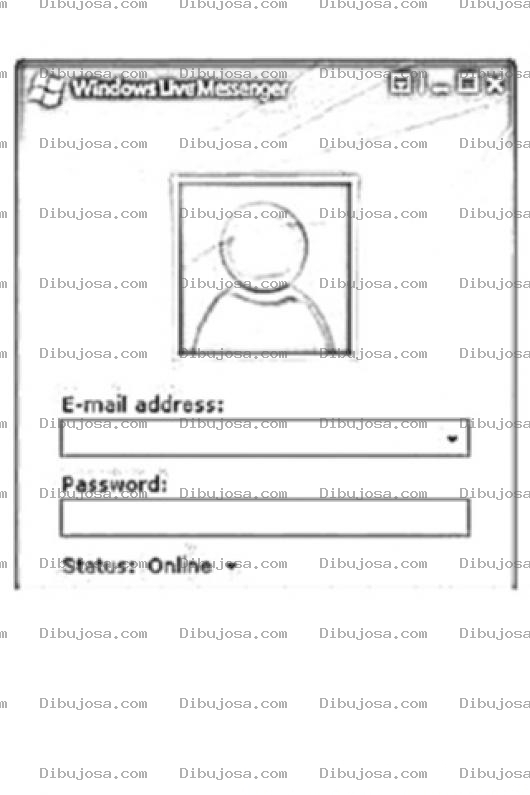 Dibujo para colorear Windows Live Messenger Colorin Page Para Pintar Y Colorear