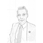 Dibujo para colorear Alcalde De Chicago Rahm Emanuel Para Colorear Y Pintar