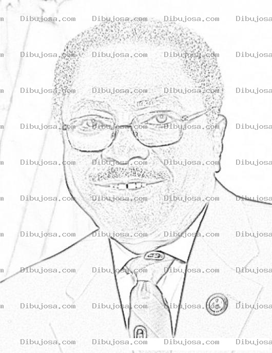 Dibujo para colorear Clyburn Congressman Coloring Page Para Colorear