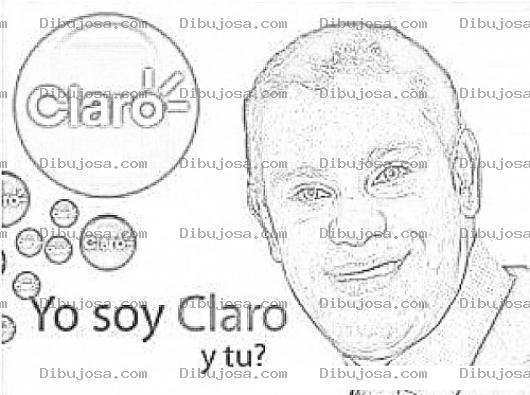 Dibujo para colorear Dibujo De Samy Sosa Claro Para Colorear