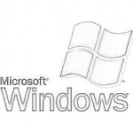 Dibujo para colorear Logo De Windows Para Colorear Y Pintar