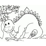 Dibujo para colorear Dragon Bebe Para Colorear