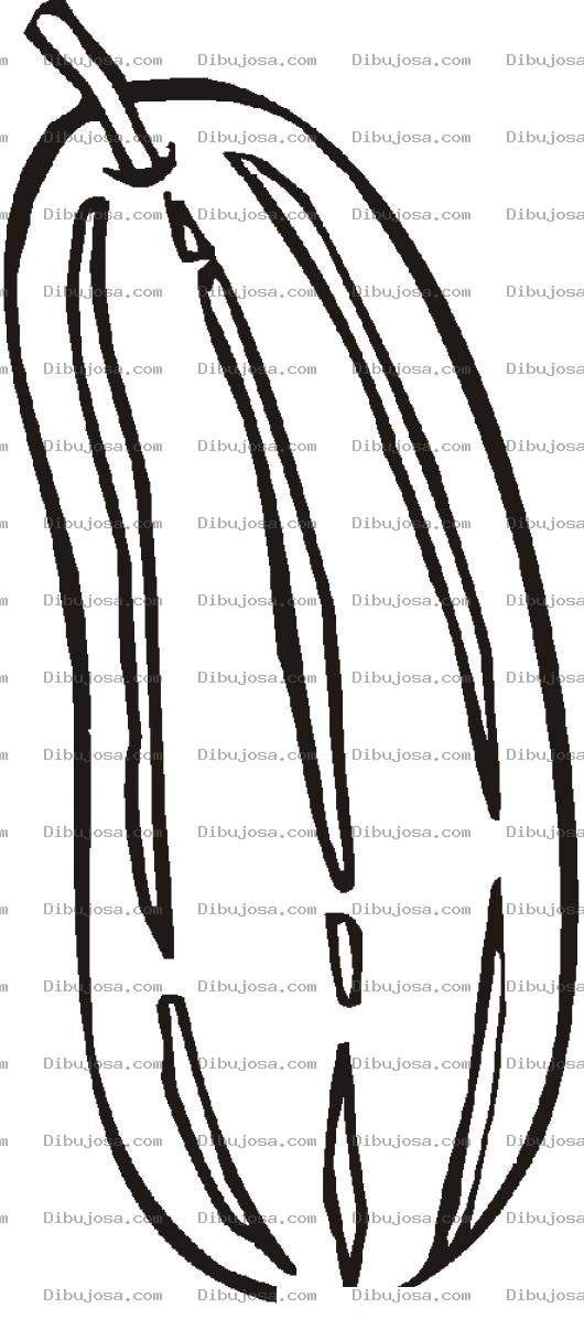 Dibujo para colorear Pepino Para Colorear