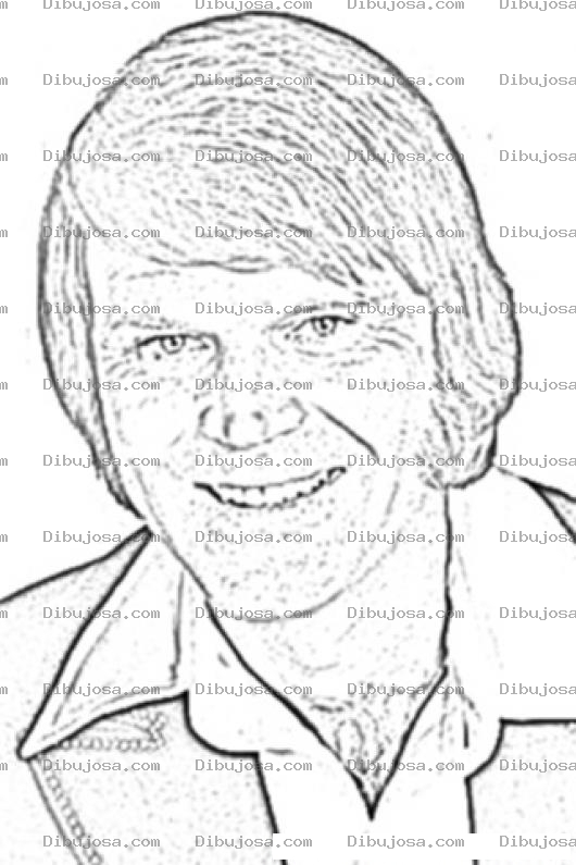 Dibujo para colorear Glen Campbell Coloring Page Para Pintar Y Colorear
