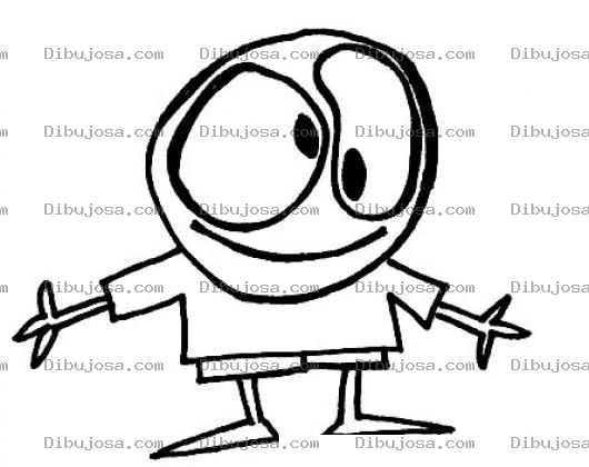 Dibujo para colorear Ojos De Loco Para Colorear