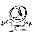 Dibujo para colorear Ojos De Loco Para Colorear