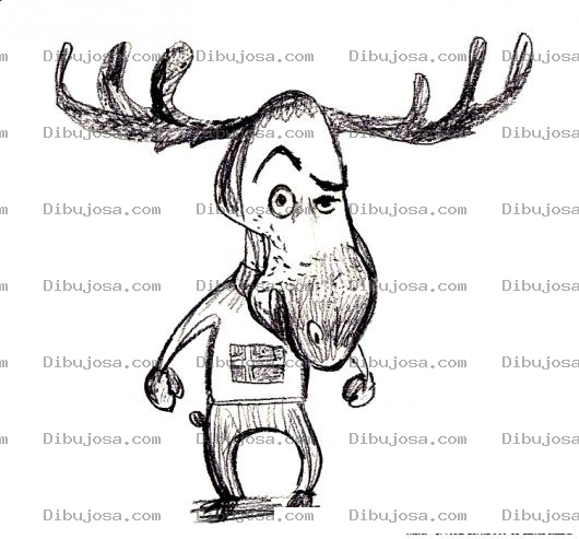 Dibujo para colorear Dibujo De Bullwinckle Para Colorear