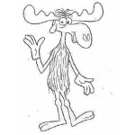 Dibujo para colorear Colorear Bullwinkle
