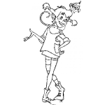 Dibujo para colorear Dibujo Para Colorear De Pipi Langstrum
