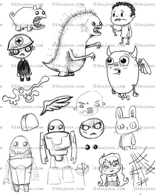 Dibujo para colorear Colorear Figuritas Y Munequitos