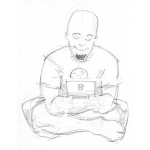Dibujo para colorear Clorear Pelon Con Barbita De Chivo