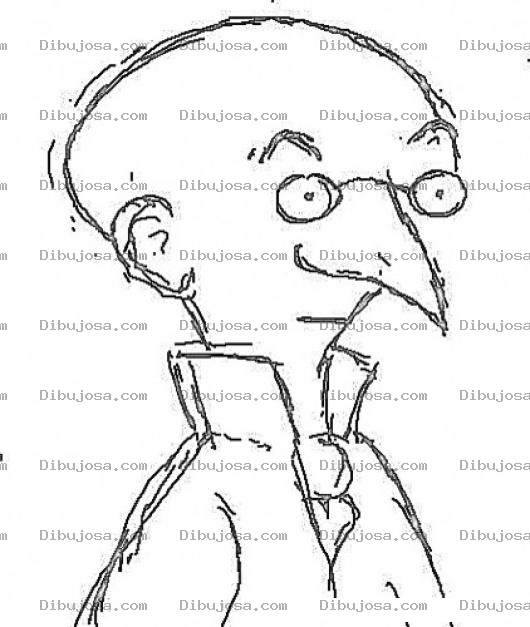 Dibujo para colorear Colorear Hombre Nariz De Pollo