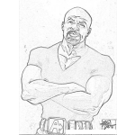 Dibujo para colorear Luke Cage Coloring Page