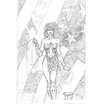 Dibujo para colorear Mujer Maravilla Para Colorear