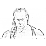 Dibujo para colorear Undertaker Para Colorear Y Pintar