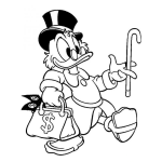 Dibujo para colorear Mac Pato Para Colorear
