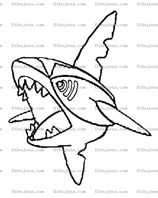 Dibujo para colorear Colorear A Sharpedo De Pokemon