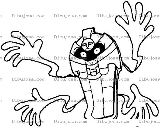 Dibujo para colorear Colorear A Tutankafer De Pokemom