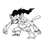 Dibujo para colorear Colorear Mono Simiabraz De Pokemon