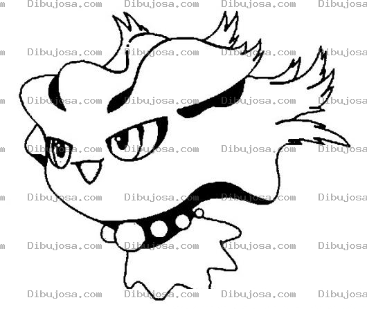 Dibujo para colorear Colorear Feuforeve De Pokemon