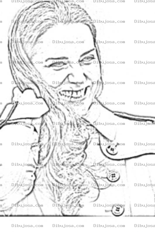 Dibujo para colorear Kate Middleton Coloring Page Para Imprimir Y Colorear