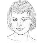 Dibujo para colorear Michelle Williams Coloring Page Para Pintar Y Colorear