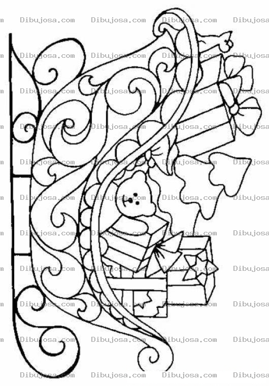 Dibujo para colorear Trineo De Santaclaus Para Colorear