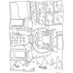Dibujo para colorear Colorear Soldadito De Navidad