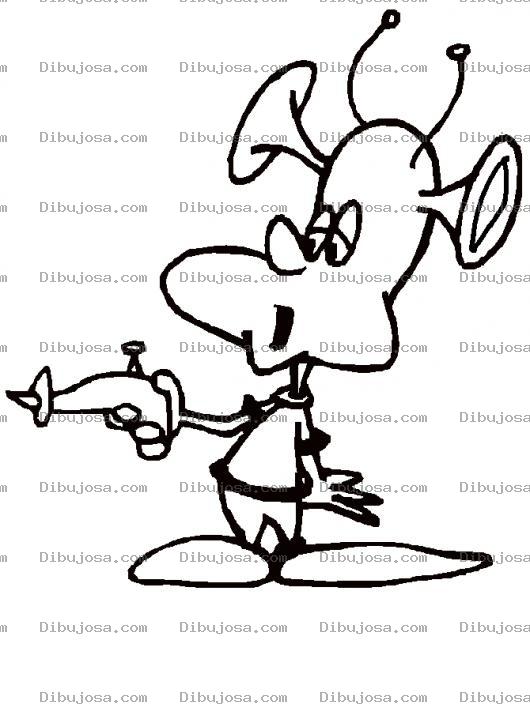 Dibujo para colorear Colorear Marciando Con Orejas De Shreck