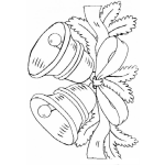 Dibujo para colorear Colorear Campanitas De Navidad