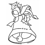 Dibujo para colorear Campanita De Navidad Para Pintar Y Colorear Online